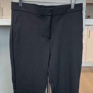 Banana Republic Black High Rise Straight Leg Pants Size 8 Work Career Classic